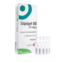 LIQUIGEL UD 2,5 mg/g gel za oči v enoodmernem vsebniku, 30X0,5 g