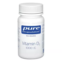 PURE ENCAPSULATIONS Vitamin D3 1000 I.E. kapsul, 60 kos