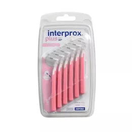 INTERPROX plus nano roza medzobna ščetka, 6 kos