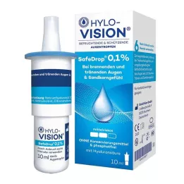 HYLO-VISION SafeDrop 0,1 % kapljice za oko, 10 ml