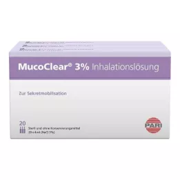 MUCOCLEAR 3% NaCl raztopina za inhaliranje, 60X4 ml