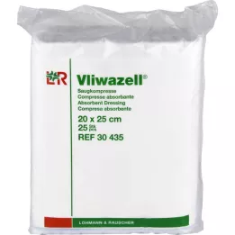 VLIWAZELL Vpojne komprese nesterilne 20x25 cm, 25 kos