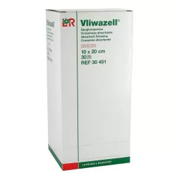 VLIWAZELL Vpojne komprese sterilne 10x20 cm, 30 kos