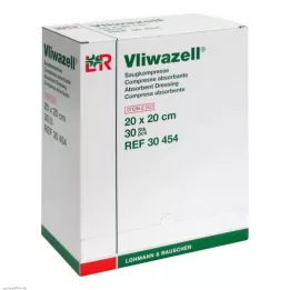 VLIWAZELL Vpojne komprese sterilne 20x20 cm, 30 kos