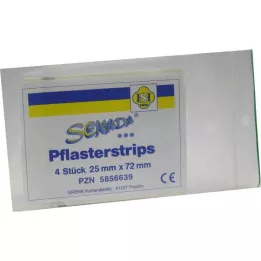 SENADA Mavčni trakovi 25x72 mm, 4 kosi