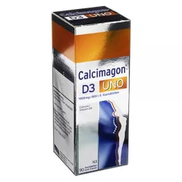 CALCIMAGON D3 Uno žvečljive tablete, 90 kos