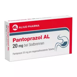 PANTOPRAZOL AL 20 mg v sodbr.gastrični kislini res. tablete, 14 kom