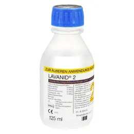 Lavanid 2 raztopina za izpiranje ran, 125 ml