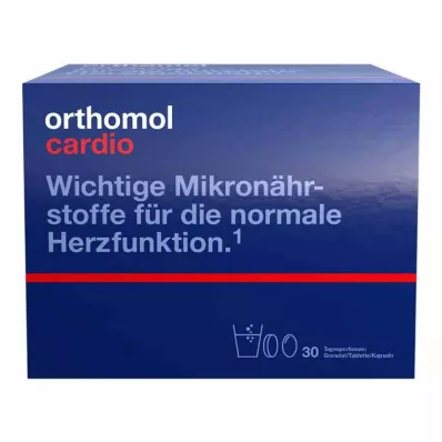 ORTHOMOL Kombinirano pakiranje kardio granul/kapsul/tablet, 1 kos ORTHOMOL Kombinirano pakiranje kardio granul/kapsul/tablet, 1 kos
