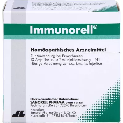 IMMUNORELL Raztopina za injiciranje, 10X2 ml
