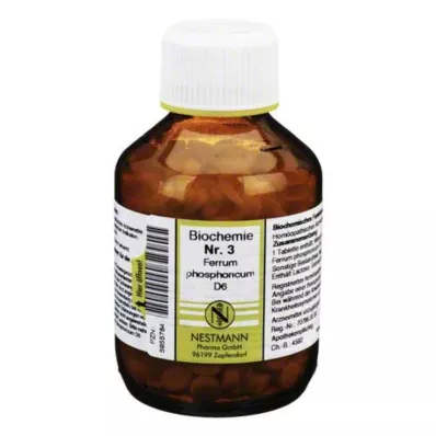 BIOCHEMIE 3 Ferrum phosphoricum D 6 tablet, 400 kom