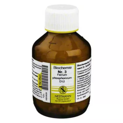 BIOCHEMIE 3 Ferrum phosphoricum D 12 tablet, 400 kos