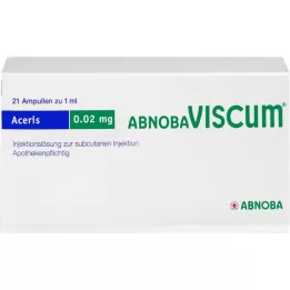 ABNOBAVISCUM Aceris 0,02 mg ampule, 21 kos