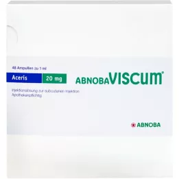 ABNOBAVISCUM Aceris 20 mg ampule, 48 kos
