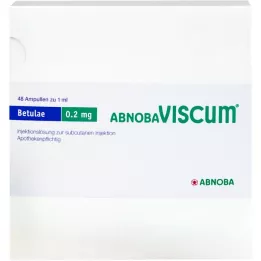 ABNOBAVISCUM Betulae 0,2 mg ampule, 48 kos
