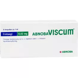 ABNOBAVISCUM Crataegi 0,02 mg ampule, 8 kos