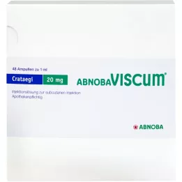 ABNOBAVISCUM Crataegi 20 mg ampule, 48 kos
