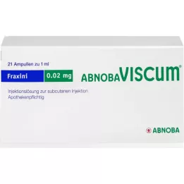 ABNOBAVISCUM Fraxini 0,02 mg ampule, 21 kos