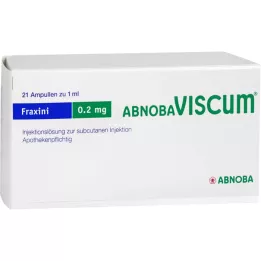 ABNOBAVISCUM Fraxini 0,2 mg ampule, 21 kos