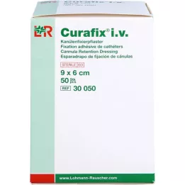 CURAFIX i.v. sterilni obliž 6x9 cm, 50 kos