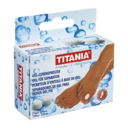 Ločila za prste na nogah iz gela Titania, 2 kom