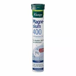 KNEIPP Magnezij 400+C+E šumeče tablete, 15 kos