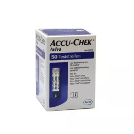 ACCU-CHEK Aviva testni lističi Plasma II, 1X50 kos