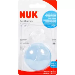 NUK Ščitniki za bradavice silikonski velikost M, 2 kom
