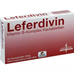 LEFERDIVIN Vitamin B Complex žvečljive tablete, 60 kos