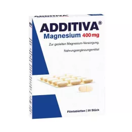 ADDITIVA Magnezij 400 mg filmsko obložene tablete, 30 kos