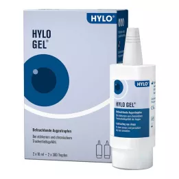 HYLO-GEL Kapljice za oko, 2X10 ml