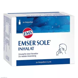 EMSER Inhalacijska raztopina za nebulator Sole, 20 kos