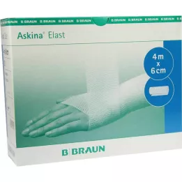 ASKINA Elastični povoj 6 cmx4 m ohlapen, 20 kos