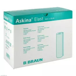 ASKINA Elastični povoj 8 cmx4 m ohlapen, 20 kos