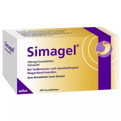SIMAGEL Žvečljive tablete, 100 kom SIMAGEL Žvečljive tablete, 100 kom
