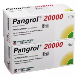 PANGROL 20.000 gastrorezistentnih tablet, 200 kos