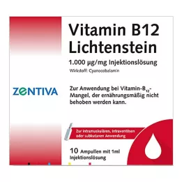 VITAMIN B12 1.000 μg Lichtenstein ampule, 10X1 ml
