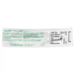 VASOFIX Braunüle 18 G 33 mm zeleno/bela, 1 kos