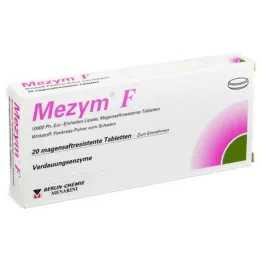 MEZYM F gastrorezistentne tablete, 20 kos