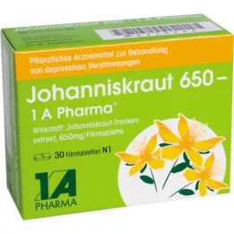 JOHANNISKRAUT 650-1A Pharma filmsko obložene tablete, 30 kos