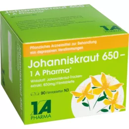 JOHANNISKRAUT 650-1A Pharma filmsko obložene tablete, 90 kos