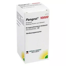 PANGROL 10.000 trdih kapsul z enterično obloženimi peletami, 50 kosov