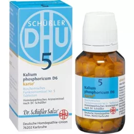 BIOCHEMIE DHU 5 Kalium phosphoricum D 6 Tab.Carto, 200 kos