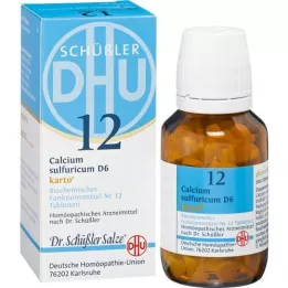 BIOCHEMIE DHU 12 Calcium sulfuricum D 6 tablet škatla, 200 kos