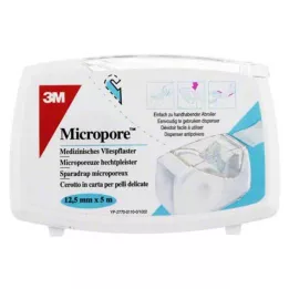 MICROPORE Našitek iz flisa 1,25 cm x 5 m z Abr.1530NP-0SD, 1 kos