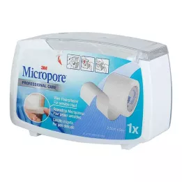 MICROPORE Našitek iz flisa 2,5 cm x 5 m z Abr.1530NP-1SD, 1 kos