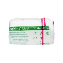 ASKINA Povoj Elast Fine 6 cmx4 m celofaniran, 1 kos