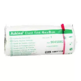 ASKINA Povoj Elast Fine 8 cmx4 m celofaniran, 1 kos