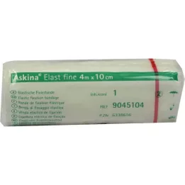 ASKINA Povoj Elast Fine 10 cmx4 m celofaniran, 1 kos