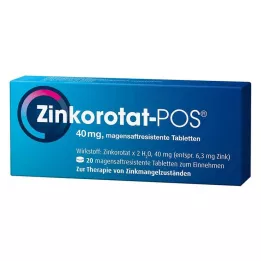 ZINKOROTAT POS gastrorezistentne tablete, 20 kos